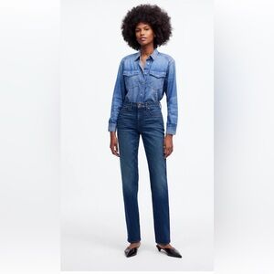 NWT Madewell Mid-Rise 90’s Jeans in Osada Wash
